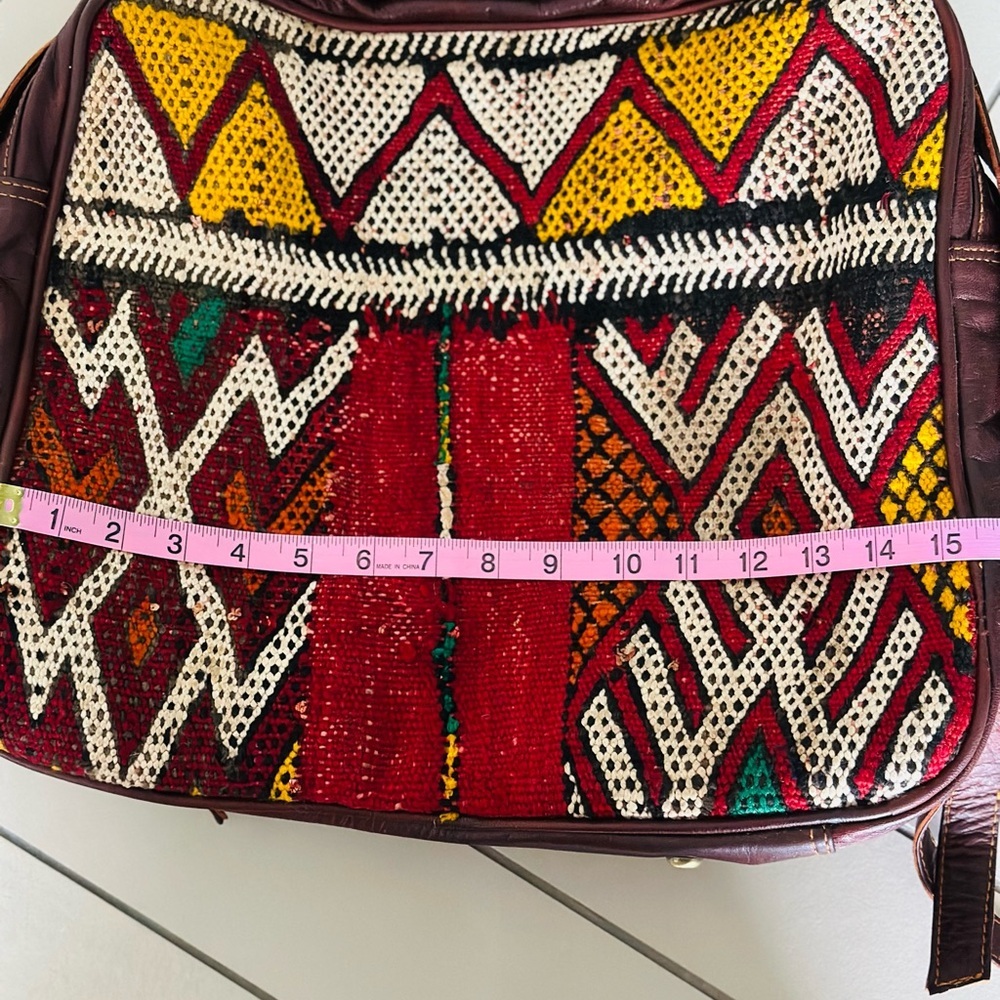Vintage Kilim Moroccan Satchel - Picture 6 of 6